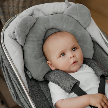 Almohada Cojin Plagiocefalia Bebés Royal Baby Grey_2