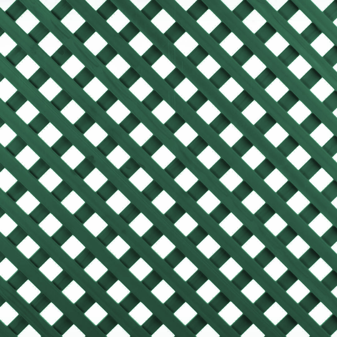 Celosía Pvc 18mm Verde - Decoración Y Separación De Ambientes - 1x2 M - Color - 1 Unidad_3