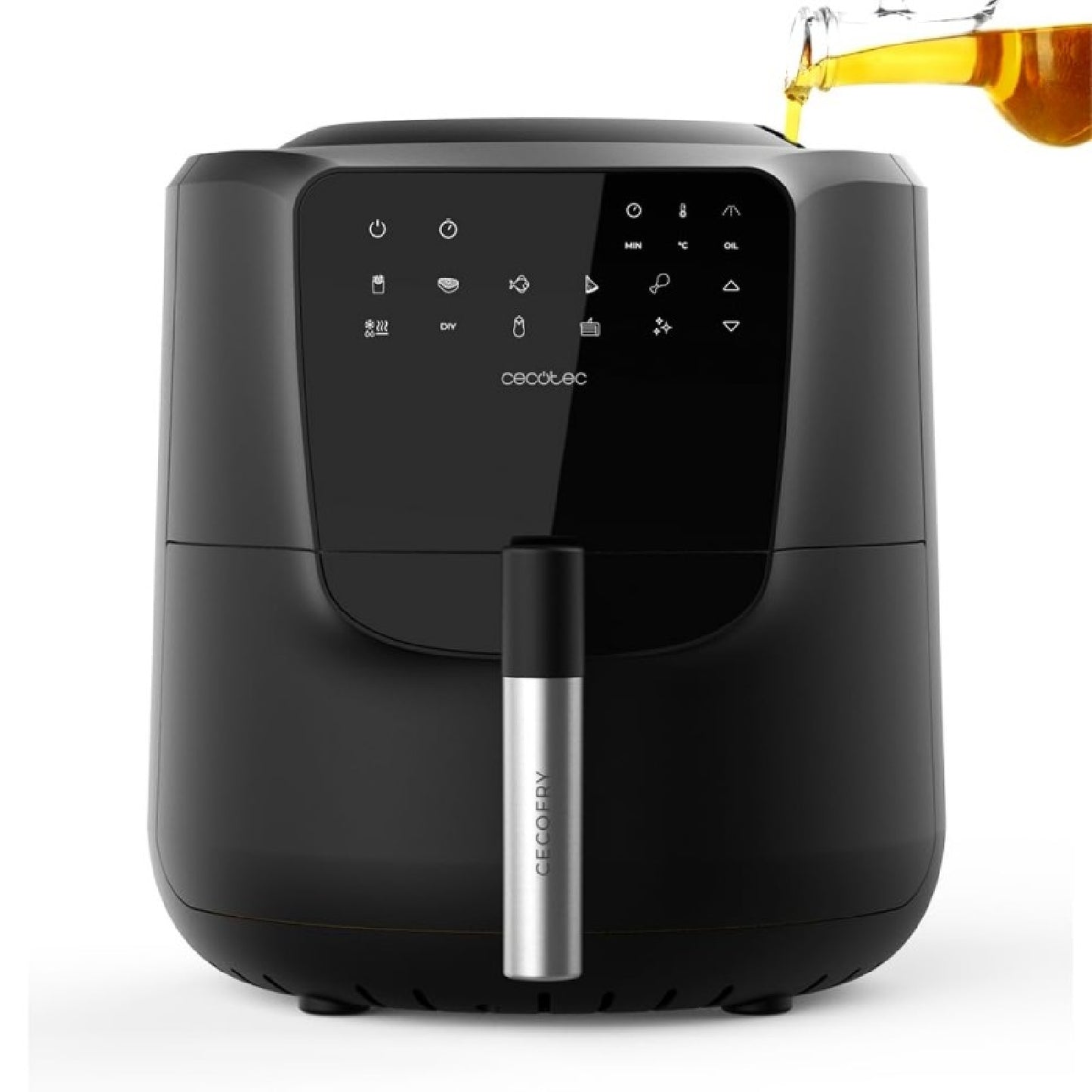 Freidora De Aire Sin Aceite De 5,5 L Con Spray Air Fryer Cecofry Rain M. 1550 W, Pulverización Automática Y Manual, Panel De Control Táctil, Termost_0