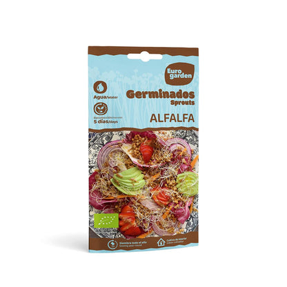 Sementes de alfafa germinadas biológicas Eurogarden