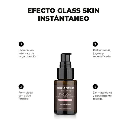 Creme facial iluminador D-Glow 30 ml