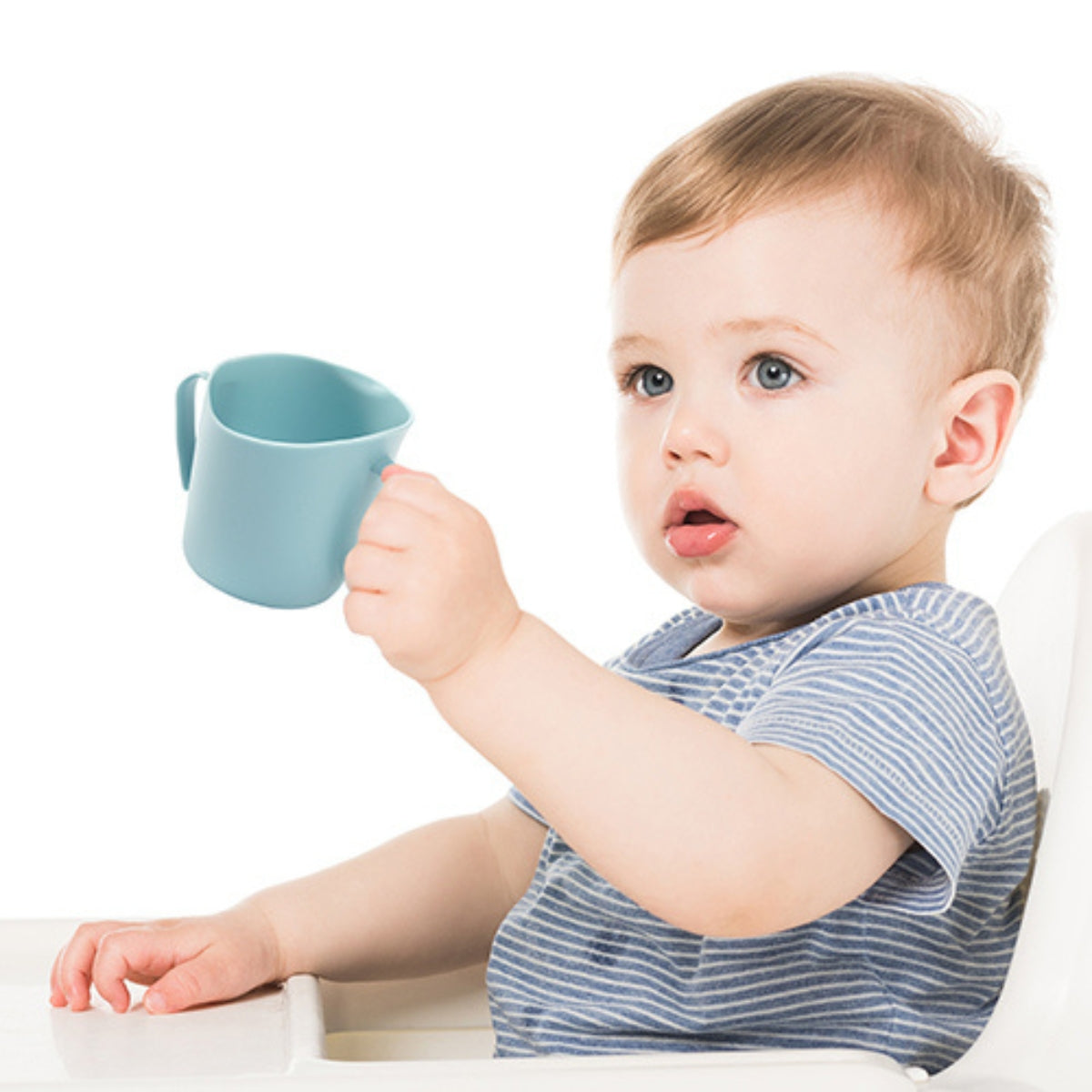 Taza Infantil Ergonomica Flow 120 Ml Blue_5