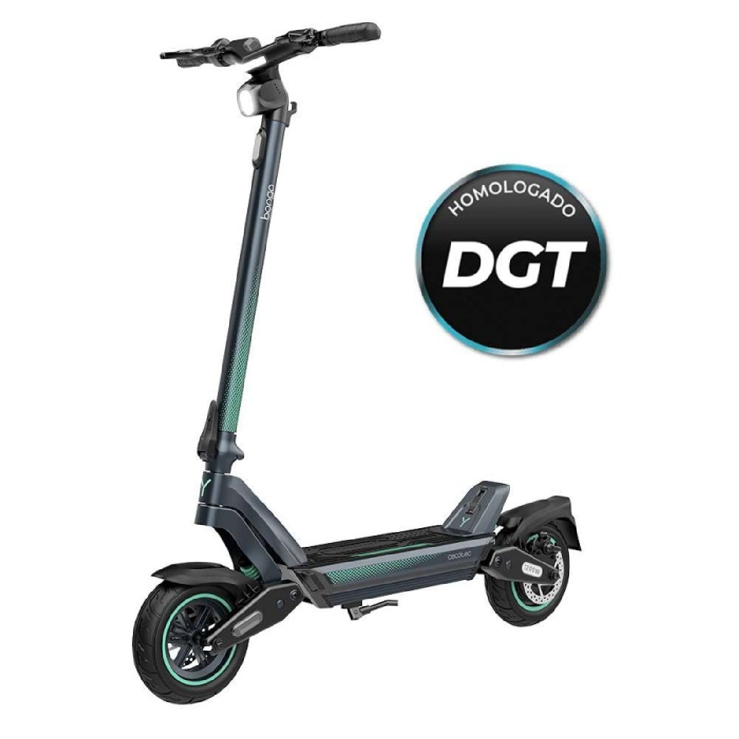 Patinete Eléctrico Con Motor De 1200w (500w Nominal) Y 48v Para Superar Pendientes De Hasta El 15 %. Batería Con Capacidad De 12500 Mah Para Una Aut_0