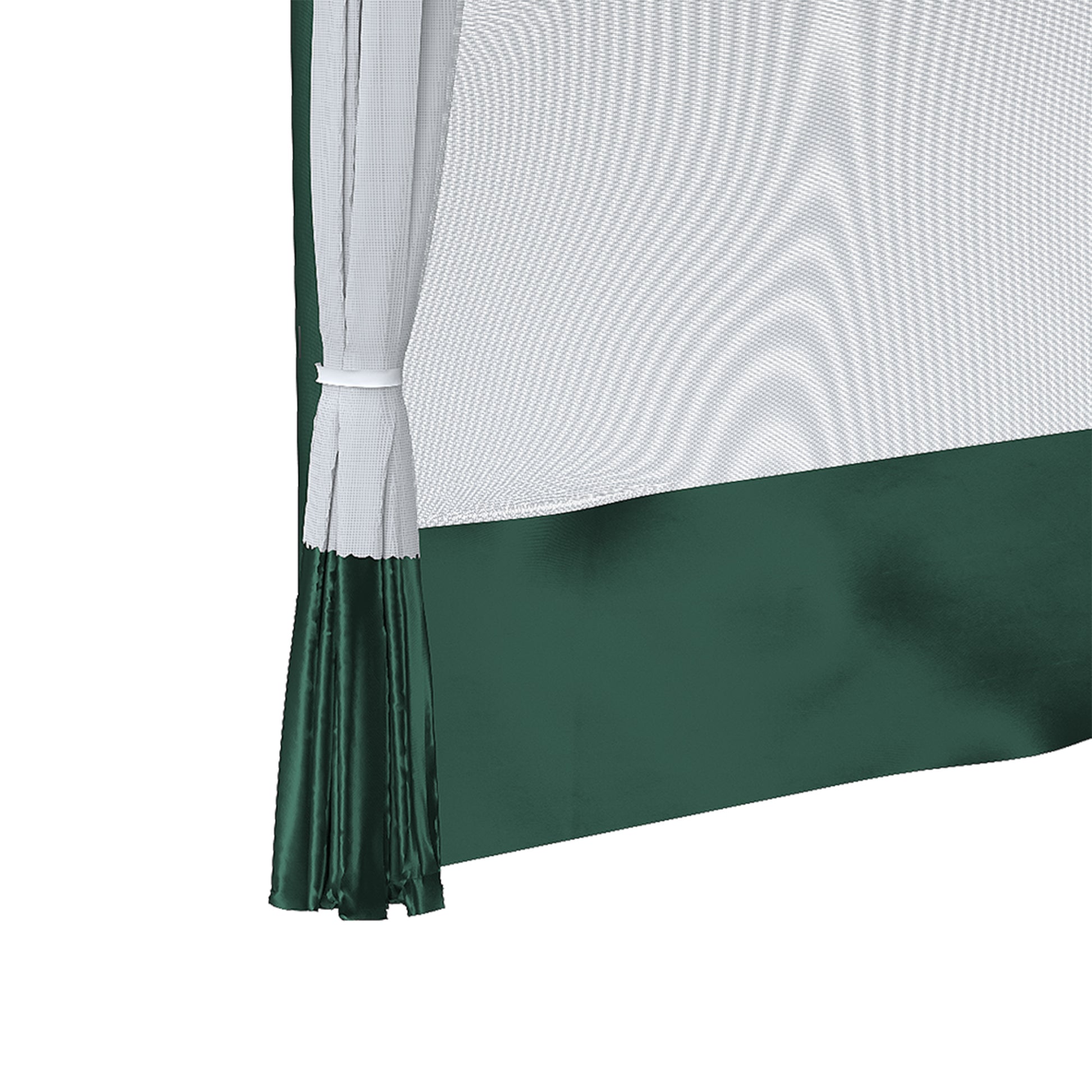 Outsunny Carpa Plegable 3x3 M Con Paredes Laterales Altura Ajustable Blanco_4