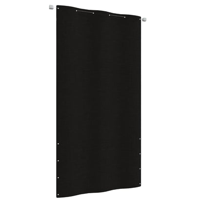 Vidaxl Toldo Pantalla Para Balcón De Tela Oxford Negro 120x240 Cm_0
