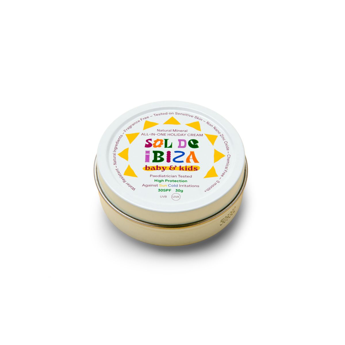 Latita All in one Sun Cream-Bebês 0 meses FPS30 Sol de Ibiza 30 ml
