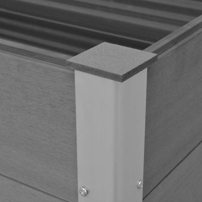 Arriate De Wpc Gris 150x50x91 Cm_4