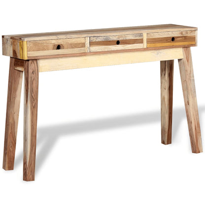 Mesa Consola De Madera Maciza Reciclada_2