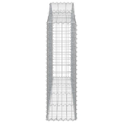 Cestas De Gaviones 12 Uds Forma Arco Hierro 200x30x100/120 Cm_4