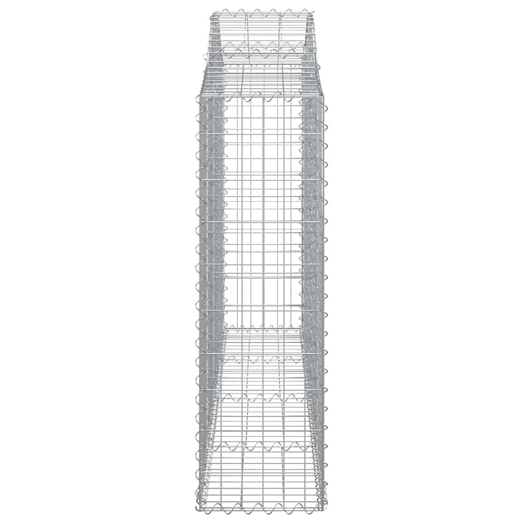 Cestas De Gaviones 13 Uds Forma Arco Hierro 200x30x100/120 Cm_4