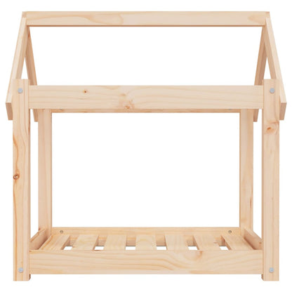 Vidaxl Cama Para Perros Madera Maciza De Pino 71x55x70 Cm_4