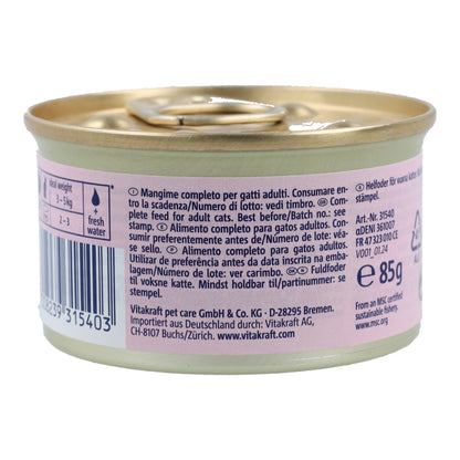 Mousse de salmão Vitakraft Latita Poésie 85 g de ração húmida para gatos