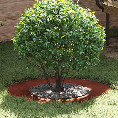 Adecuado Para Anillo De Árbol Plano Oxidado Ø40/70 Cm_1