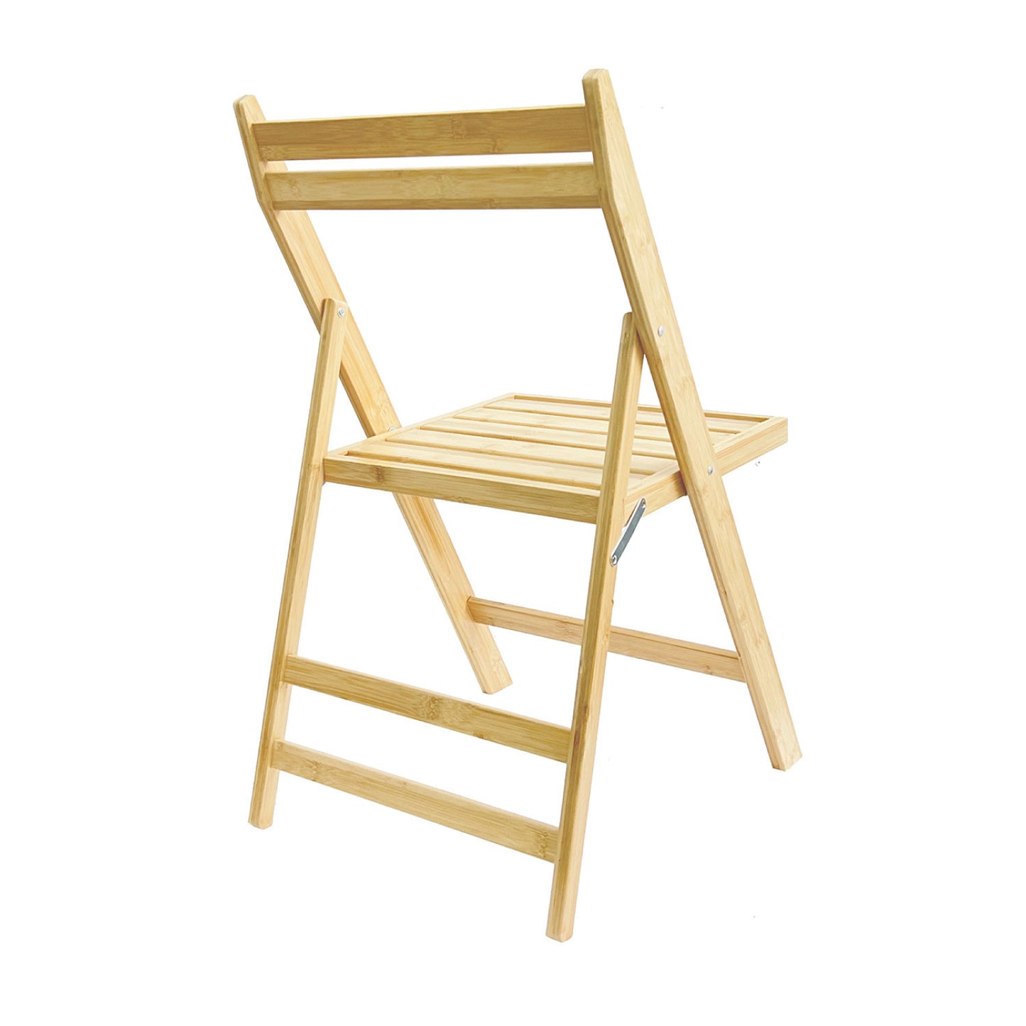 Pack 2 Sillas Plegables De Madera De Bambú 42.5x47.5x79cm O91_3