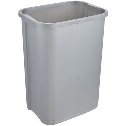 Pack De 3 Cubos De Basura Con Tapa Deslizante Swantje 10/25/50 Litros En Color Plateado_3