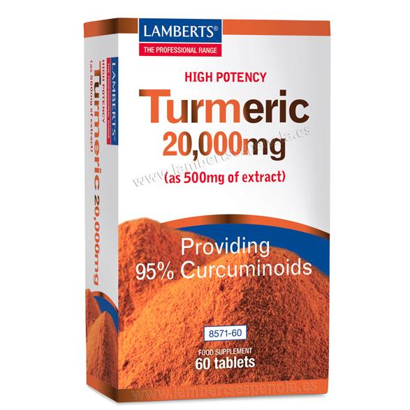 Lamberts Turmeric 60 comprimidos 20.000 mg