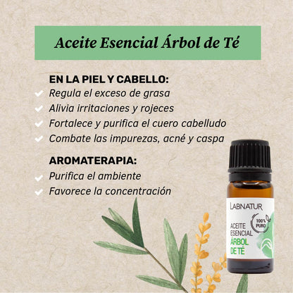 Aceite De Árbol De Té Puro 10 Ml | Purificante Y Antibacteriano | Cuidado Facial Y Corporal | Uso Diario_1