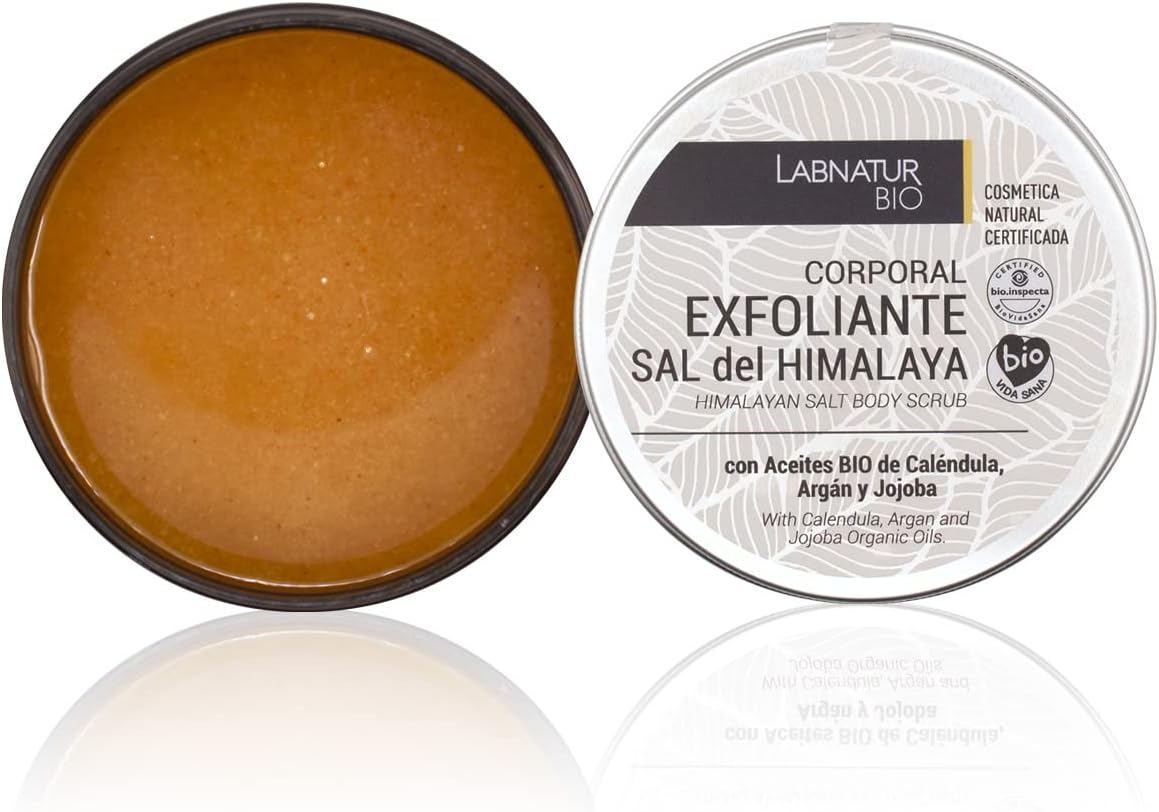Labnatur Bio Exfoliante Corporal Sal Del Himalaya - Con Aceites De Caléndula, Argán Y Jojoba - Hidrata, Suaviza Y Nutre_1