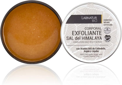 Labnatur Bio Exfoliante Corporal Sal Del Himalaya - Con Aceites De Caléndula, Argán Y Jojoba - Hidrata, Suaviza Y Nutre_1