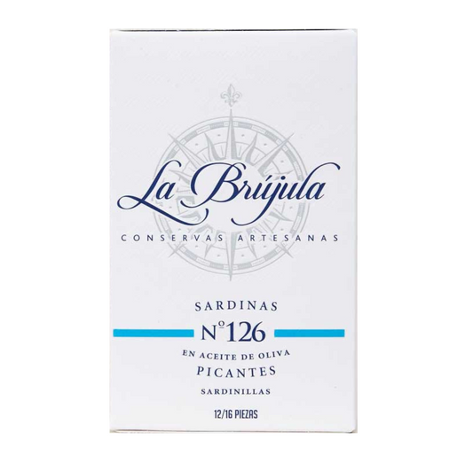 Sardinhas em azeite picante 12/16 La Brujula 115 g