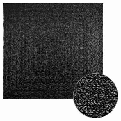 Vidaxl Alfombra Zizur Apariencia Yute Interior Exterior Antracita_0