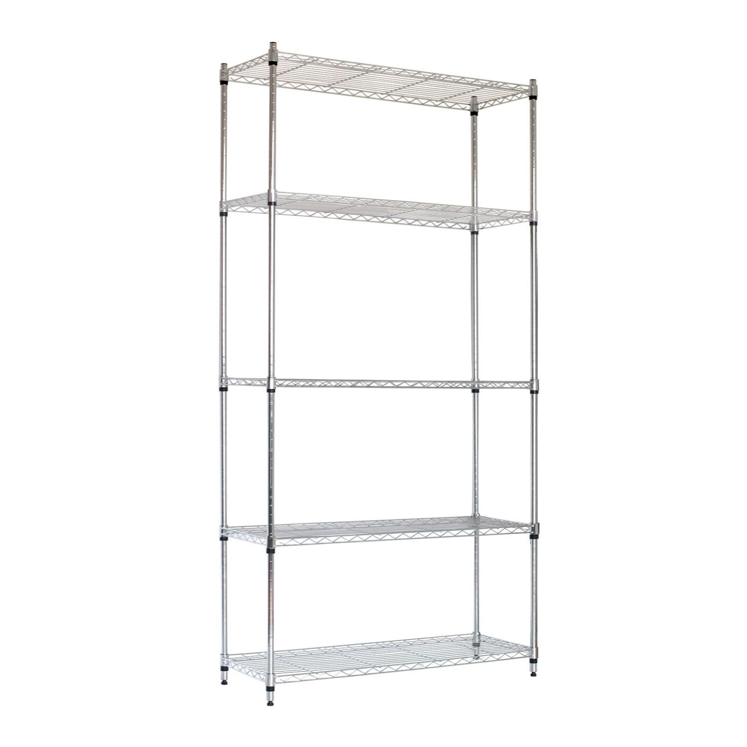 Estantería Metálica Con 5 Baldas Ajustables 182.8x91.4x35.5cm 400kg 7house_0