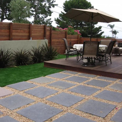 Losa Cuadrada 75x75 Cm | Recycla / Unidad / 75x75x5 Cm. / Blanco + Vidrio Azul_2