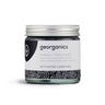 Pasta de dentes com óleo de coco e carvão ativado da Georganics