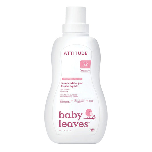 Detergente líquido ecológico para máquina de lavar roupa Attitude 1,04 L sem perfume