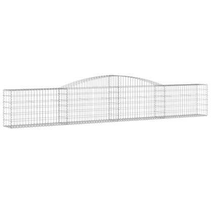 Cestas De Gaviones 20 Uds Forma De Arco Hierro 400x30x60/80 Cm_2