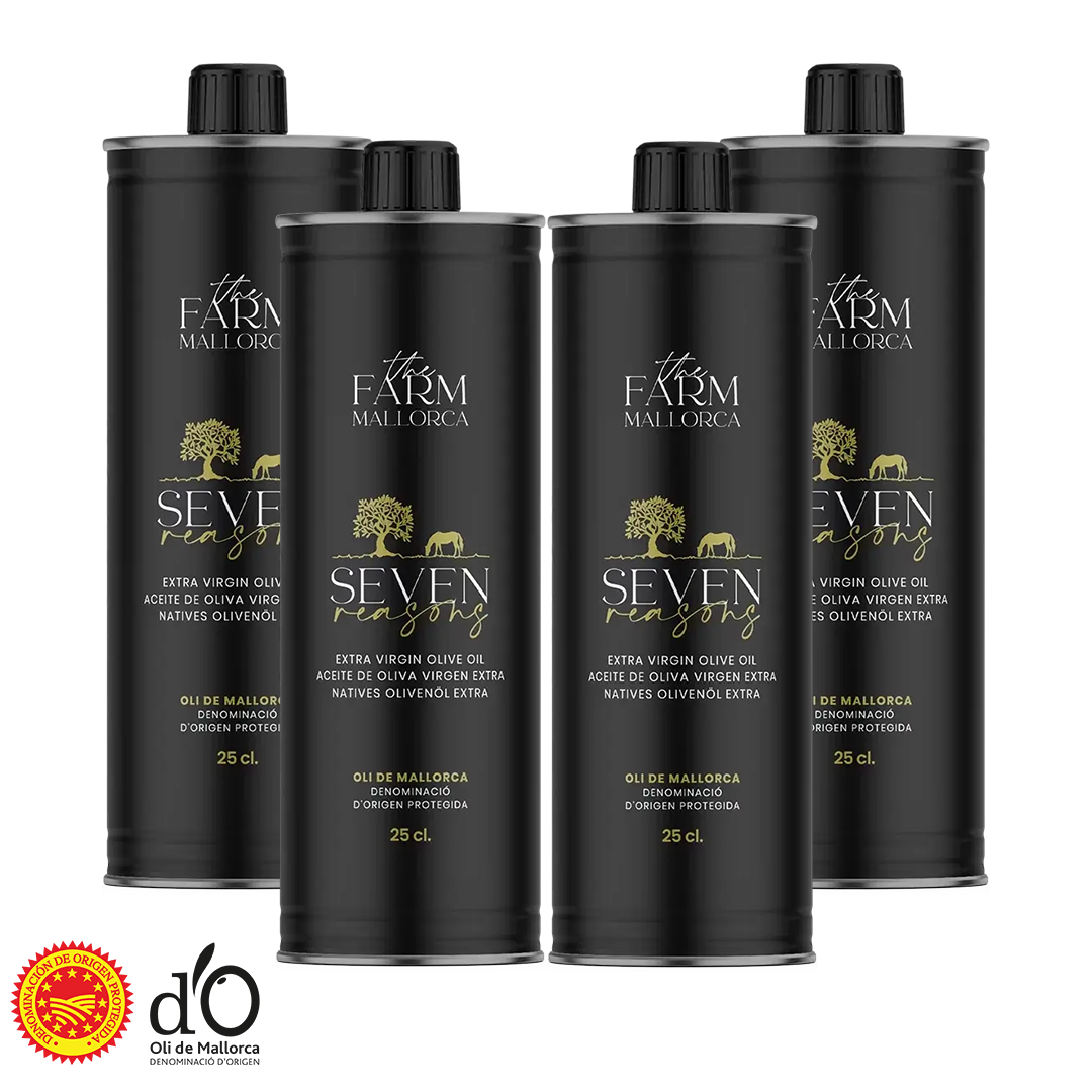 Aceite De Oliva Virgen Extra The Farm Mallorca 4 X 250 Ml_0