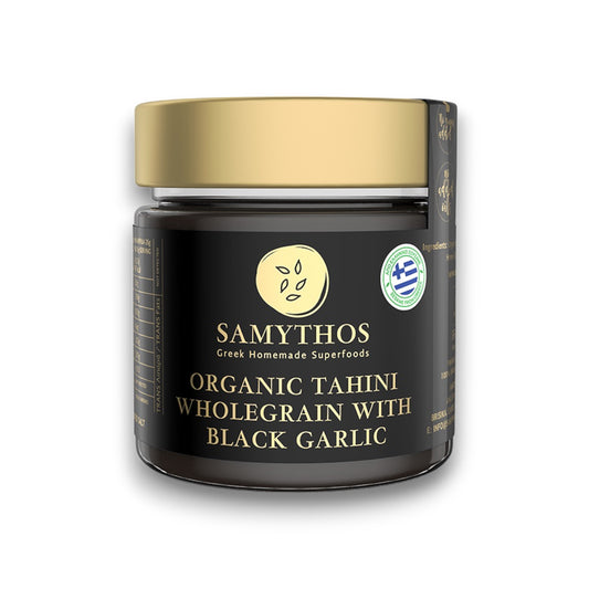 Tahini integral com mel e especiarias Samythos 200 g