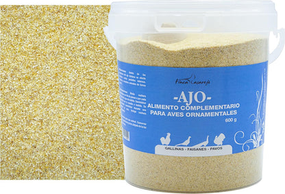 Ajo En Polvo Para La Desparasitación Interna De Los Animales - Previene Los Parásitos Internos - Bote De 600 G_0