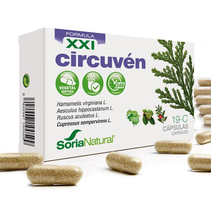 19-C Circuvén libertação prolongada Soria Natural, 30 cápsulas
