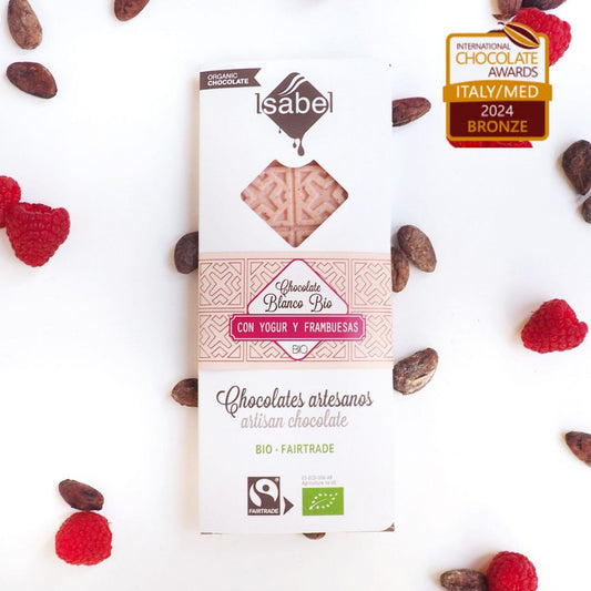Tableta Bio chocolate blanco con yogur y frambuesas._0