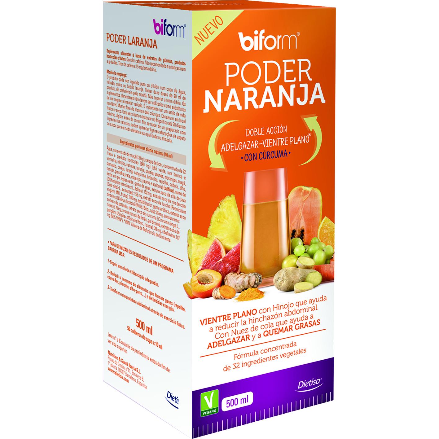 Biform Laranja Power com Cúrcuma 500 ml Biform