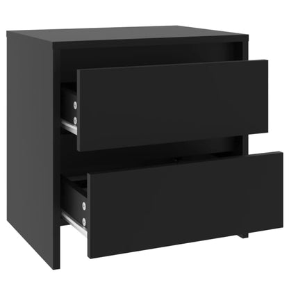Mesitas De Noche 2 Uds Madera Ingeniería Negro 45x34,5x44,5 Cm_3