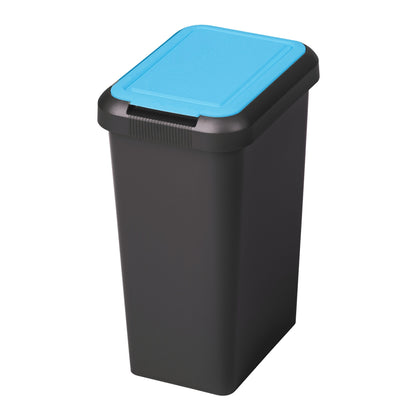 Set 2 Papeleras touch & Lift De 9l Azul Sapphir_2