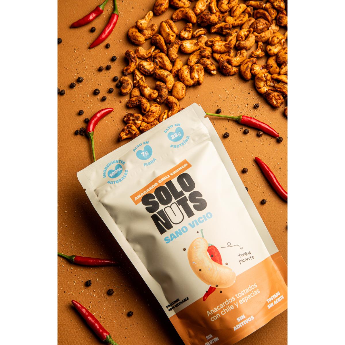 SoloNuts Castanha de Caju Torrada Picante 130g