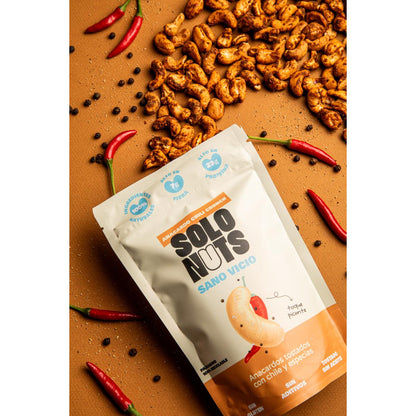 SoloNuts Castanha de Caju Torrada Picante 130g