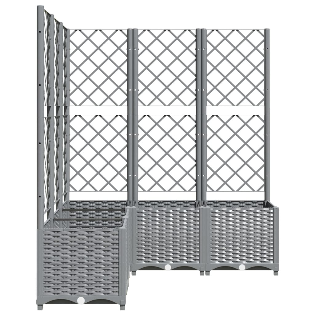 Macetero De Jardín Gris Claro 120 X 120 X 136 Cm_4