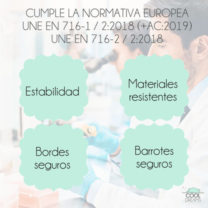 Cuna De Bebe Koala 120x60 Con Kit Colecho Incluido. Seguridad, Comodidad Y Versatilidad Para El Descanso De Tu Bebé_4