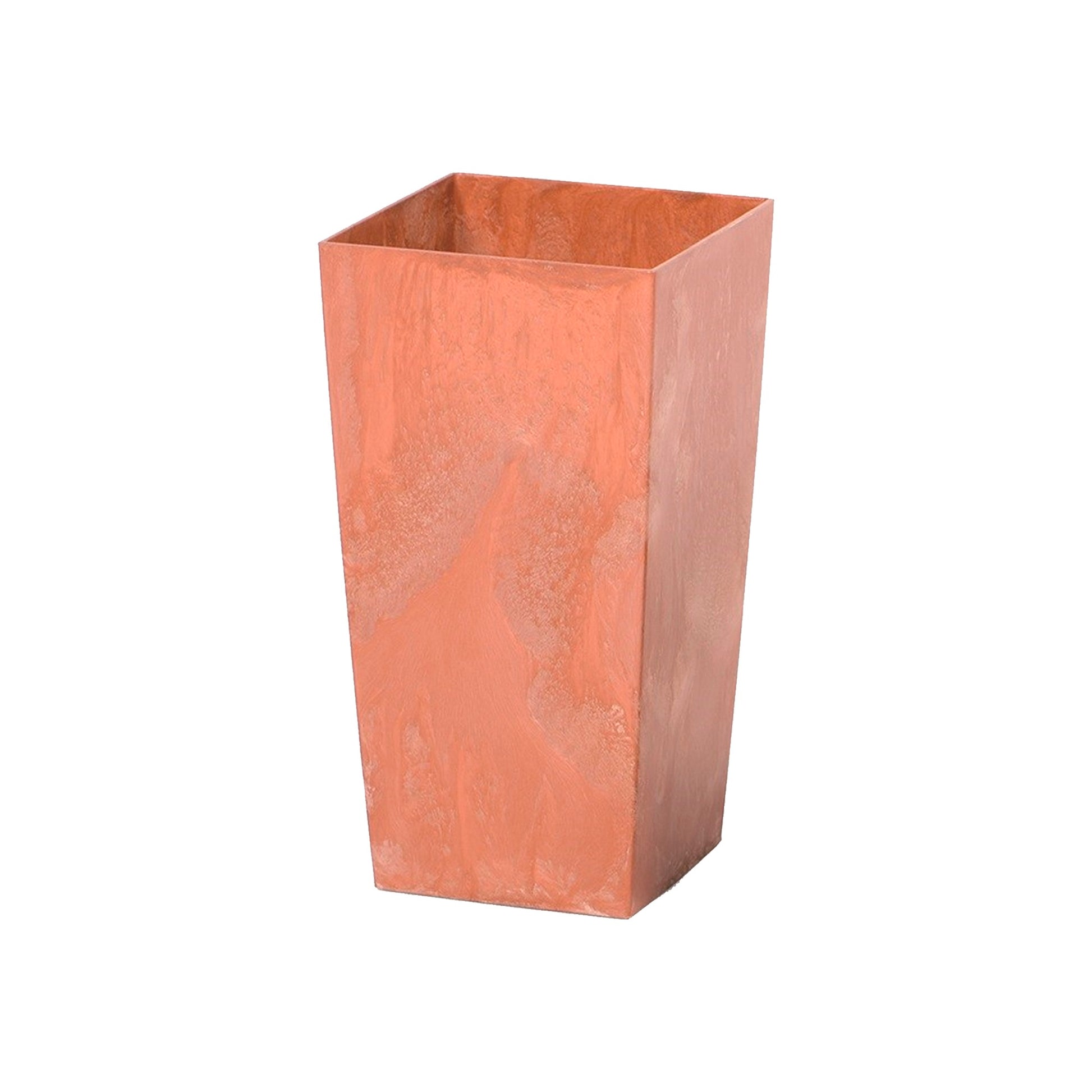 Maceta Urbi Square Beton Effect 2l., Dimensiones (mm) 126x126x200, Color Terracota_0