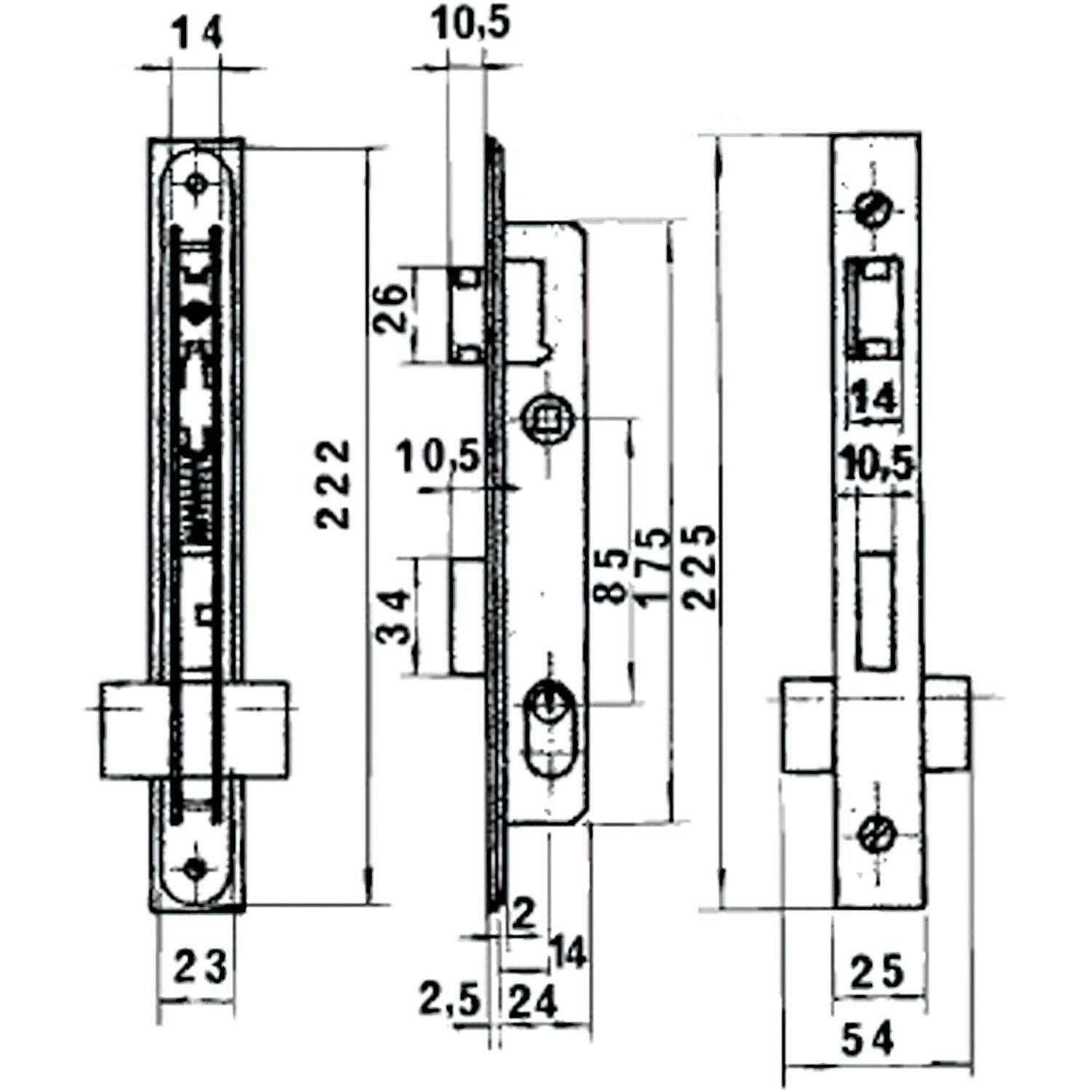 Cerradura 5550-14 Embutir_1