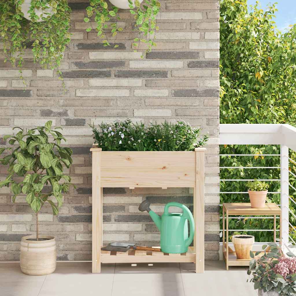 Macetero De Jardín Beige 71 X 37 X 76,5 Cm_1
