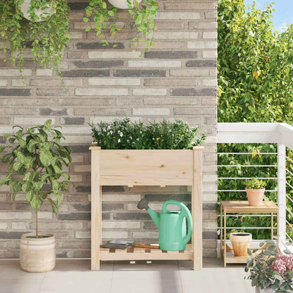 Macetero De Jardín Beige 71 X 37 X 76,5 Cm_1