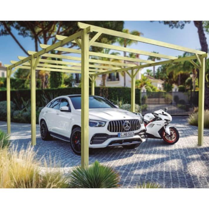 Garagem de madeira maciça Rio Maderland