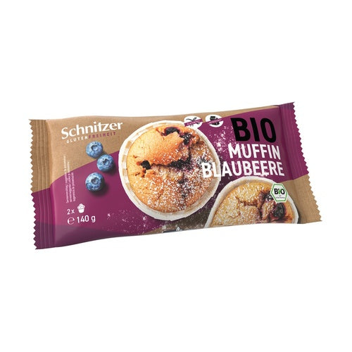 Muffins de mirtilo sem glúten Schnitzer 140g