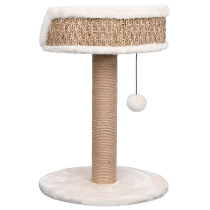 Árbol Para Gatos Con Poste Rascador Hierba Marina 49 Cm_4