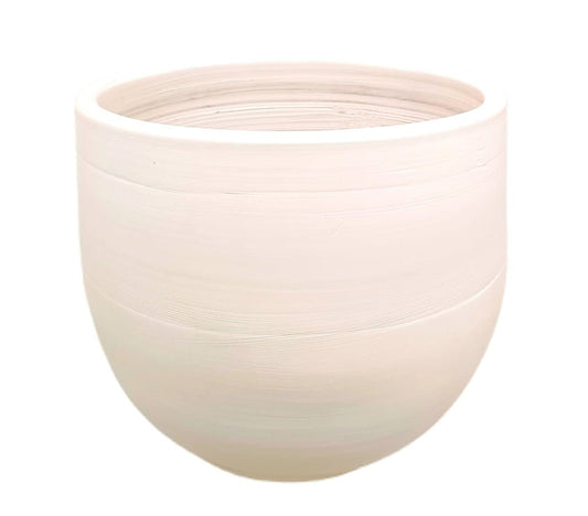 Macetero De Cerámica Peracort Blanco 42x39cm_0